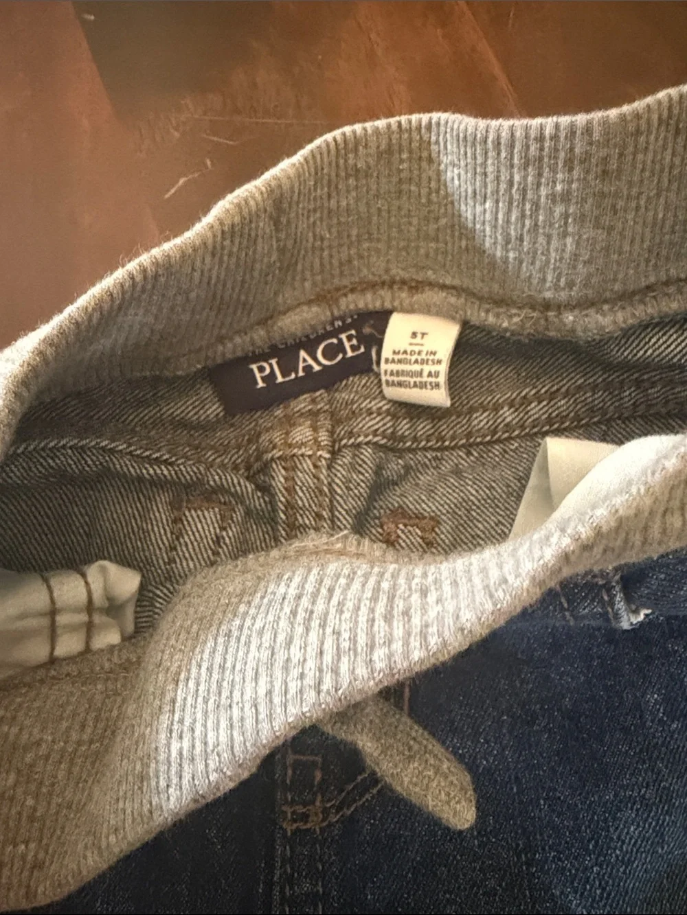 The Children’s Place 5T Jersey Knot Waist Jeans